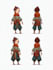 make sprite sheet character design 2d game