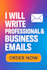 write polished professional business emails and replies