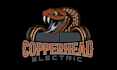design luxury copperhead snake logo