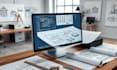 architect, floor plan, draftsman of house permit drawings, blueprints in autocad