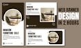 create modern, professional web banner design