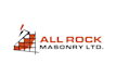 design modern custom construction, masonry logo