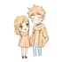 make anime couple character art anime cartoon
