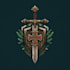 create a medieval, fantasy, rpg gaming logo