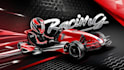create professional and specially kart racing logo design