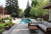 make landscape design, backyard, front garden, patio, pool