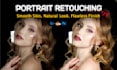 natural portrait and skin retouch