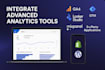 setup ga4 for wordpress, mixpanel tracking, custom reports in looker studio