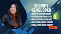 do shopify custom coding shopify bug fix and custom theme development
