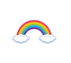 create awesome and gorgeous rainbow logo design