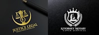 do unique script style mobile notary signature logo design