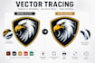 manually vectorize logo, photos, and silhouettes fast