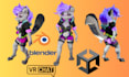 do unique vrchat avatar, 3d furry model, gmod, vseeface, vrchat, vtuber