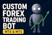 deliver profitable forex trading bot, forex trading, forex bot, trading bot