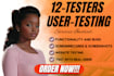 do usability testing for your website and app on android iphone ipad, qa apps
