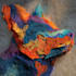 animal color abstract art