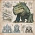 concept art for dragons and monsters, creatures