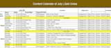 create social media marketing content calendar planner