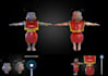 model, rig, and texture 2d or 3d characters for games, children books