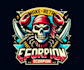 make retro esport pirate scorpion logo