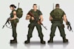 draw 2d game art military character design