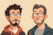 draw a cartoon vector portrait from your photo