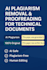 remove ai plagiarism and proofread your technical documents