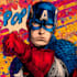 draw you into superhero comic book pop art cartoon
