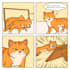 draw a funny black and white comic strip illustration