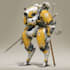 design futuristic mecha robots and pilots cyberpunk