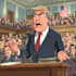 create a political cartoon art