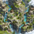 design fantasy map illustration isometric map