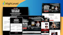 design a professional gohighlevel website for your business