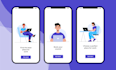design onboarding and empty state illustrations for apps and websites