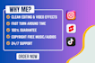 do video editing for instagram reels, youtube shorts and tiktok edits