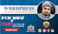 fix wordpress issues errors bugs remove malware secure your wordpress site