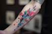 design abstract and geometric customized tattoo