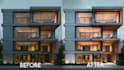 professional architectural render editing in photoshop
