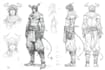 sketch fantasy character concept art