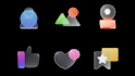 create 3d icons for apps, UI, ecommerce, game