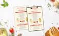 do modern menu design, restaurant menu design