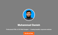 design a modern responsive landing page with HTML, CSS, and animation