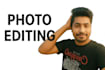 do typing, background removal and product photo editing