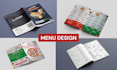 do an amazing menu design, food menu, restaurant menu design and digital menu