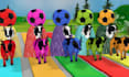 create 3d animal crossing fountain animation