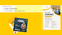 do modern professional jobs flyer design