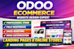 design a high converting odoo ecommerce landing page odoo online store