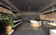 redesign 3d interior restaurant, café interior, retail store, bar, 3d rendering