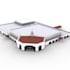 3d mosque design and 3d church design with your best modeling and rending