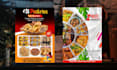 design a modern and professional restaurant menu